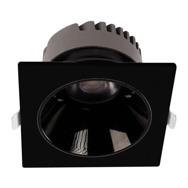 ACK 10W 3000K Kare Siyah Led Spot Sıva Altı AD10-01501