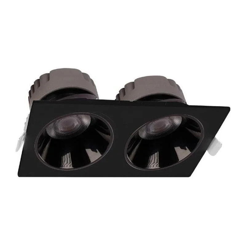ACK 2'li 10W 3000K Siyah Led Spot Sıva Altı AD10-01601