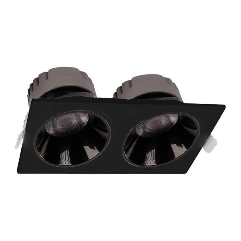 ACK 2'li 25W 3000K Siyah Led Spot Sıva Altı AD10-03601