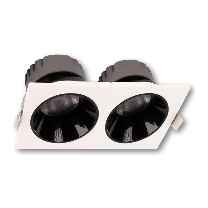 ACK 2x18W İkili Beyaz Led Spot Sıva Altı AD10-02600