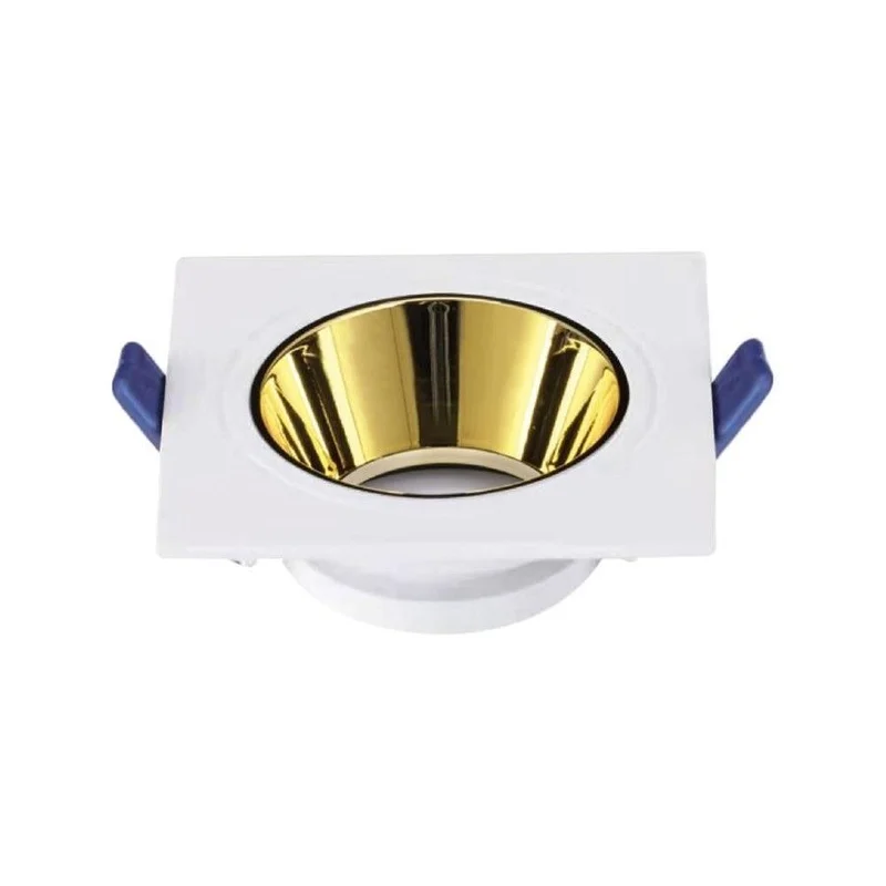 ACK Beyaz Gold Reflektörlü Kare Sıva Altı Led Spot Kasası AH03-08020