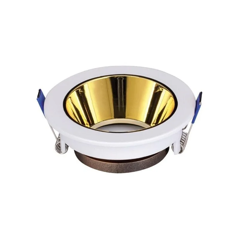 ACK Beyaz Gold Reflektörlü Yuvarlak Sıva Altı Led Spot Kasası AH03-08220