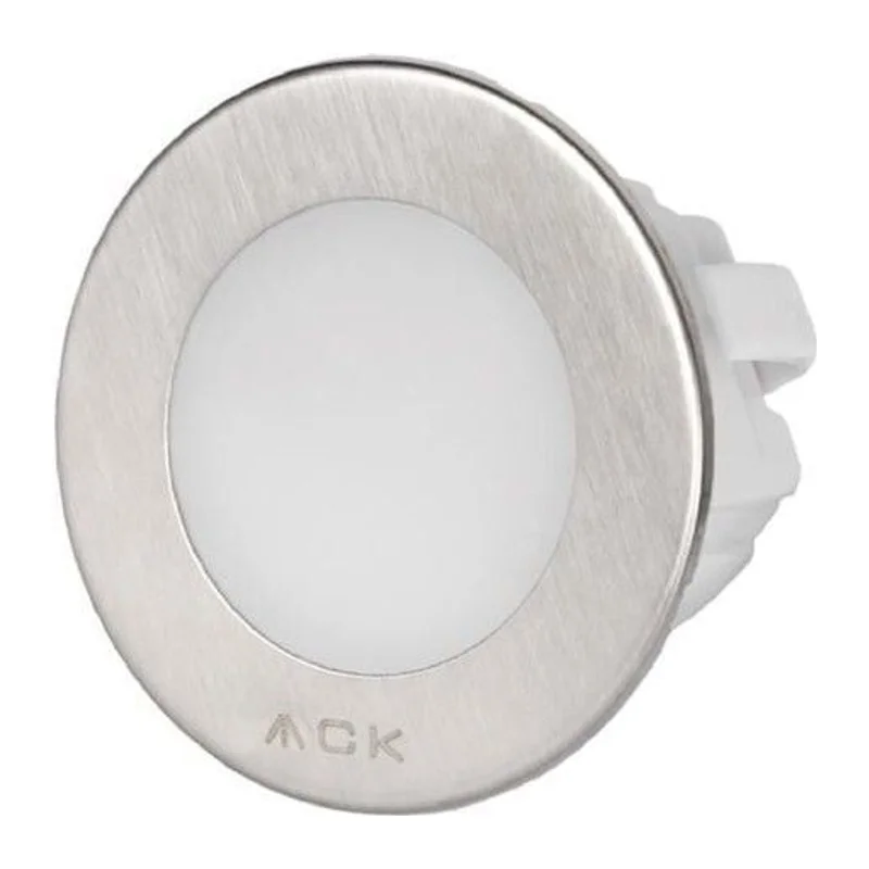ACK LED 1.5W Mavi Işık Yuvarlak Merdiven Duvar Armatürü AH07-00764