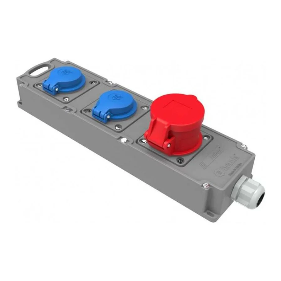 Bemis BG4-1016-1010 CEE Norm IP44 5x16A (1 Adet) 1x16A (2 Adet) Tribox Grup Priz