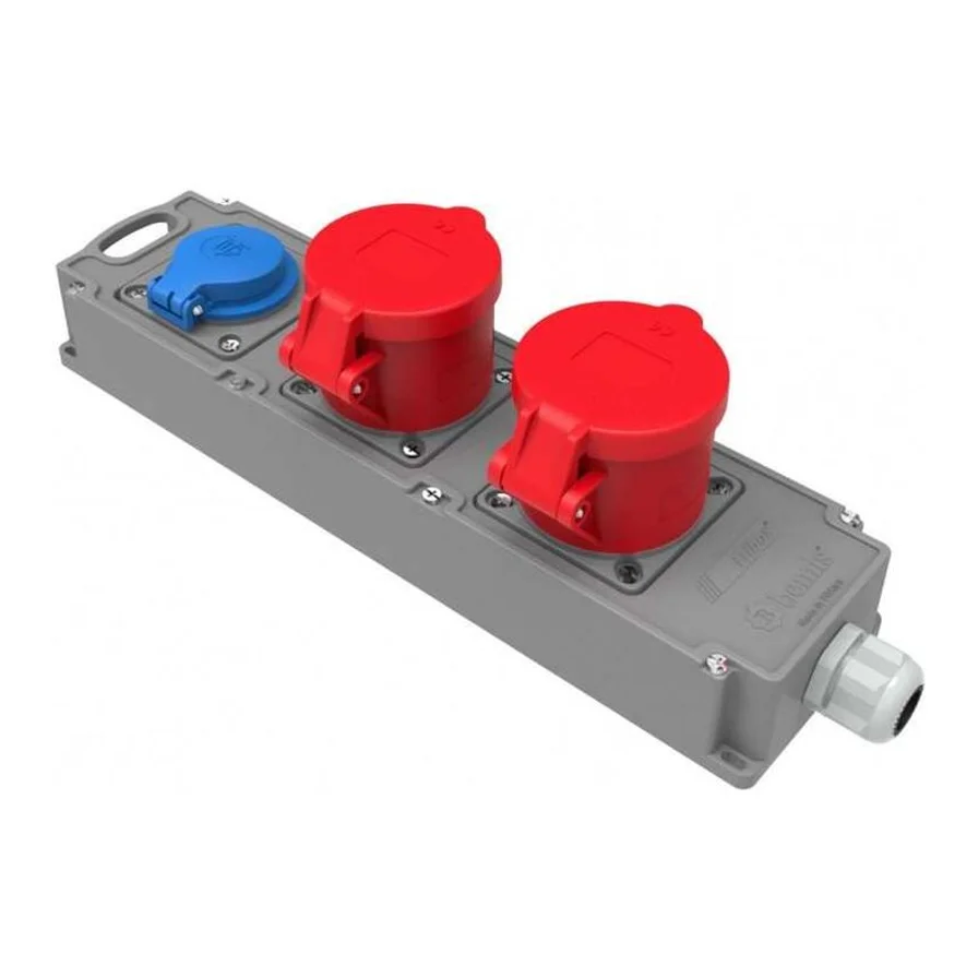 Bemis BG4-1019-1910 CEE Norm IP44 5/32A 380V (2 Adet) 1/16A 220V (1 Adet) Tribox Grup Priz