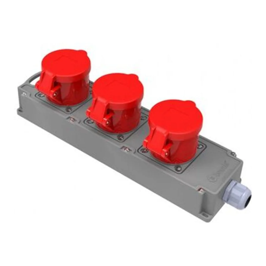 Bemis BG4-1019-1919 CEE Norm IP44 5x32A 3 Adet Tribox Grup Priz