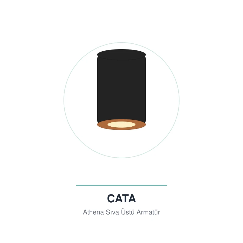 Cata Athena Siyah Bakır Dekoratif Armatür CT-5417