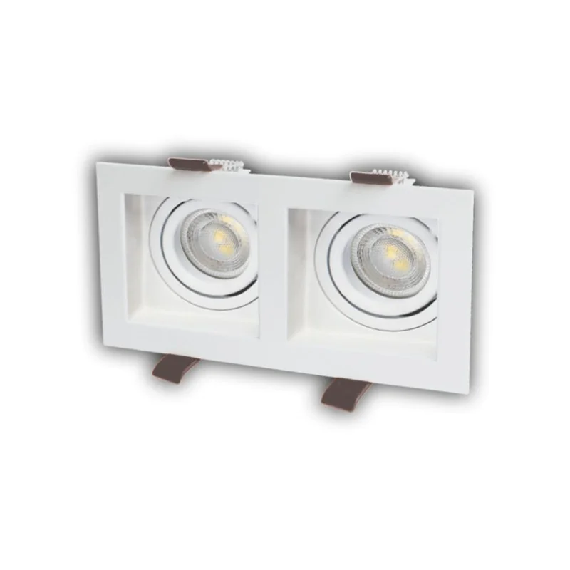 Cata Pars 2'li Beyaz Modern Dekoratif Spot CT-5237