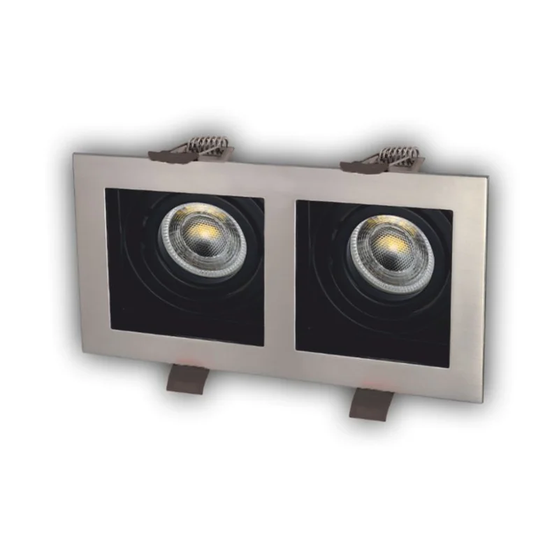 Cata Pars 2'li Satin Siyah Dekoratif Spot CT-5226