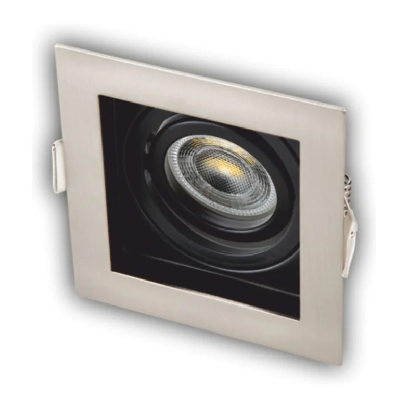 Cata Pars Siyah Satin Kare Dekoratif Spot CT-5225