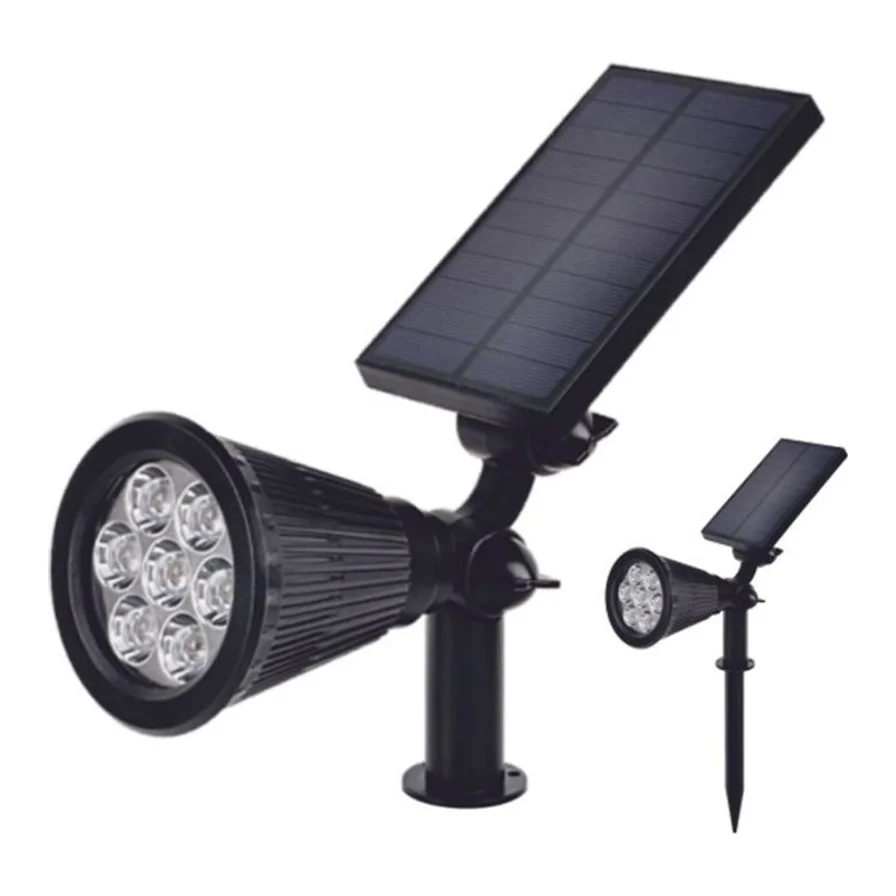 Cata Yeşil Işık 7W Solar Bahçe Armatürü Şarjlı CT-7310