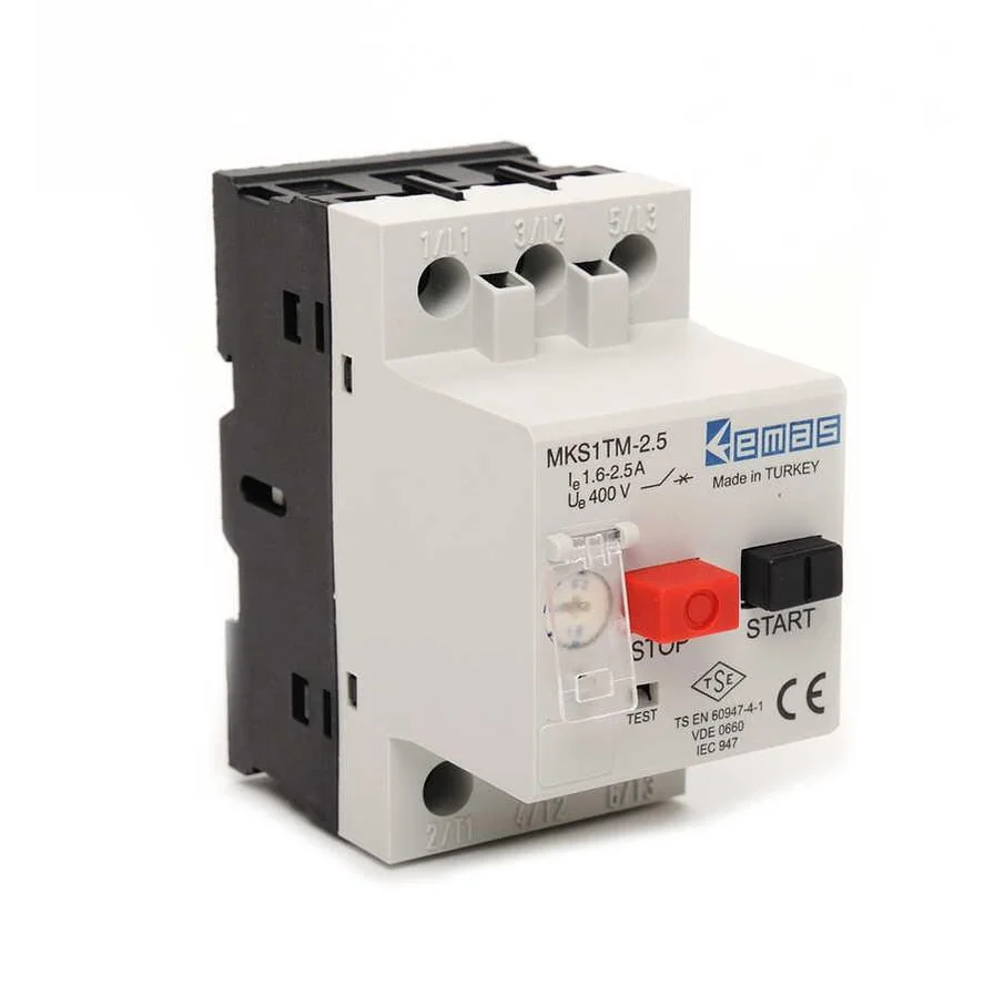 Emas 1.6-2.5A Motor Koruma Şalteri Mks1tm-2.5