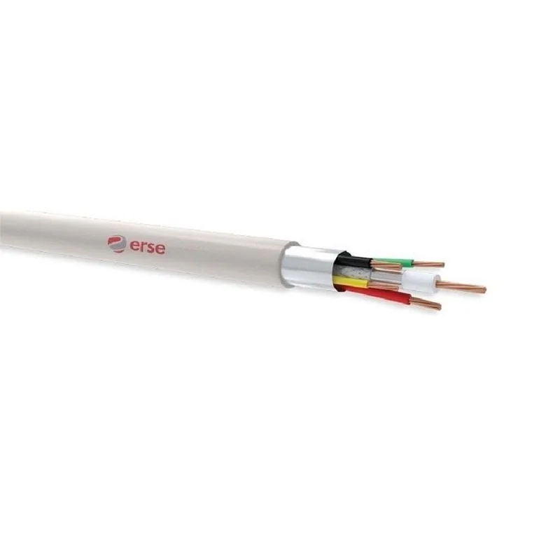 Erse CCTV Kamera Kablosu 1 Coax + 4x0,22 mm² PVC