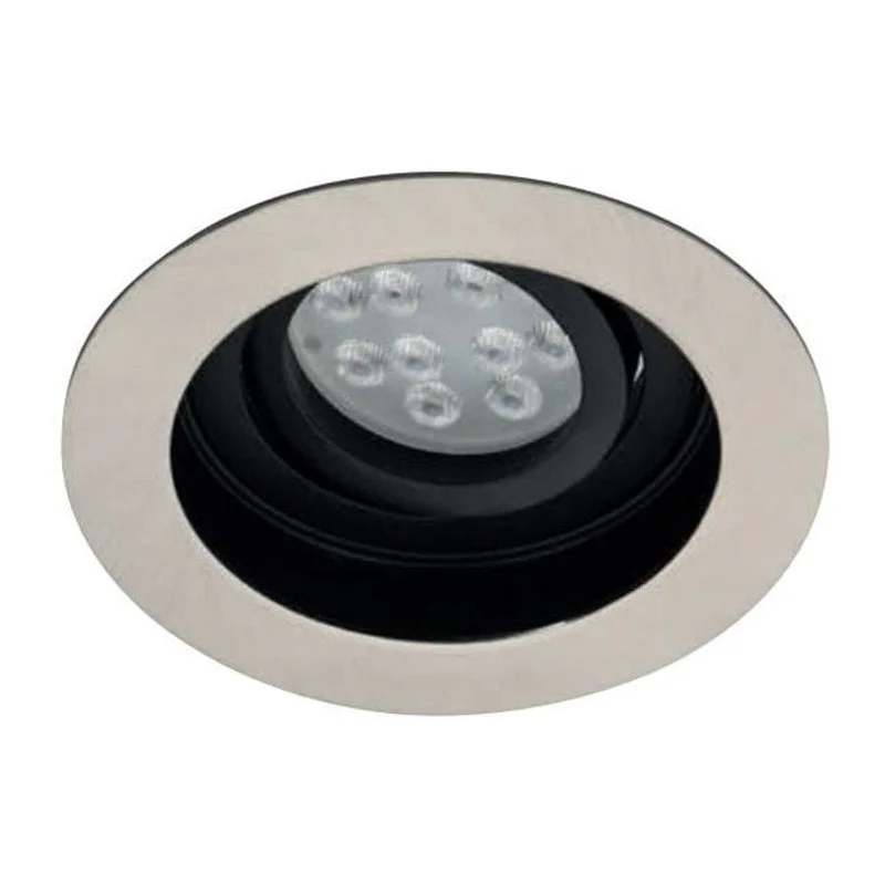 Jupiter Hareketli Spot JH638 Saten Nikel & Siyah