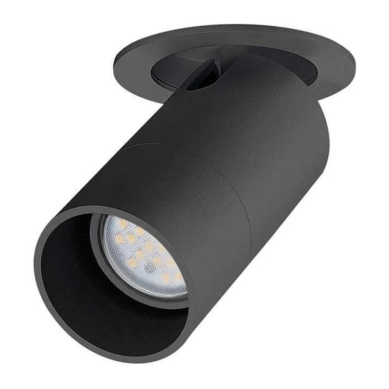 Jupiter Siyah GU10 5W Hareketli Sıva Altı Led Spot JD500 S