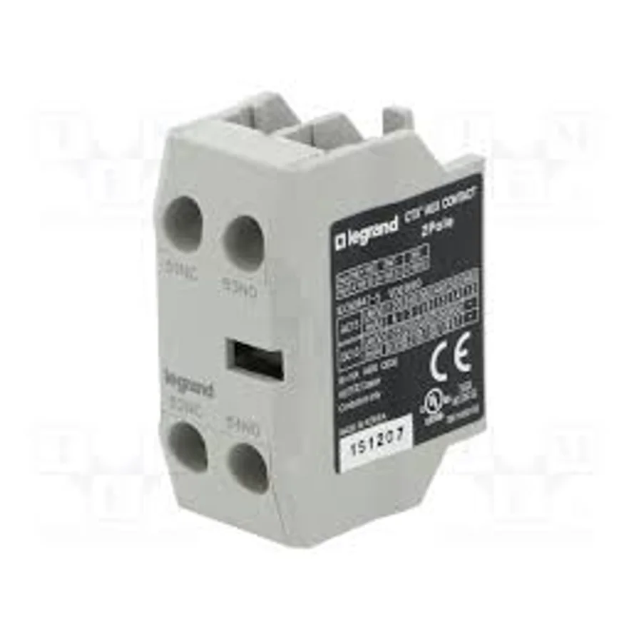 Legrand CTX3 Kontaktörlere Eklenebilir Öne Montaj Yardımcı Kontak 1na+1nk