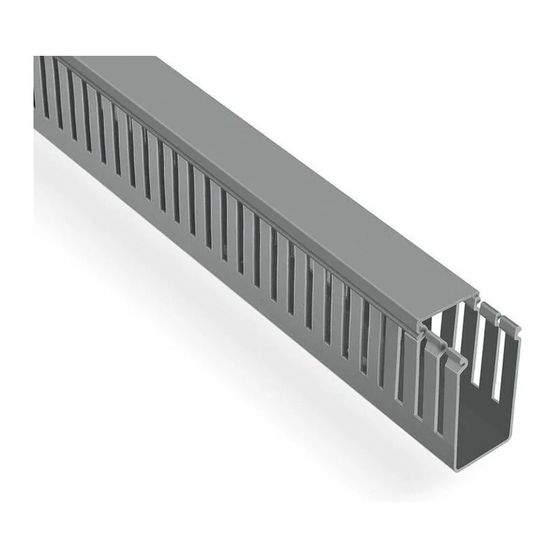 Mutlusan 40x60 Kablo Kanalı (Delikli) (Gri) (48 Mt.)