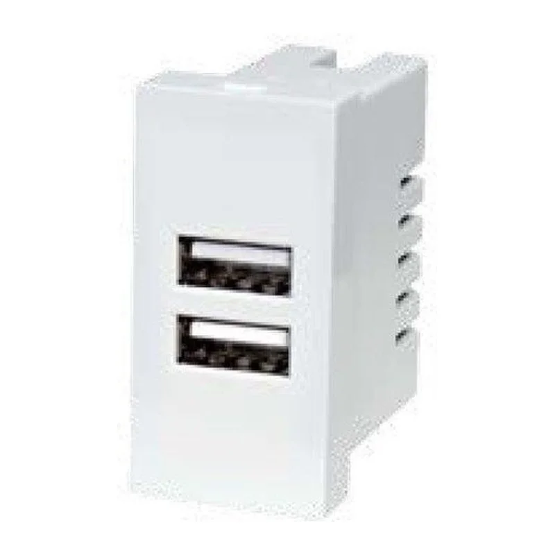 Mutlusan 45x22,5 U2'Lİ USB Şarj Prizi 5V 2,1A