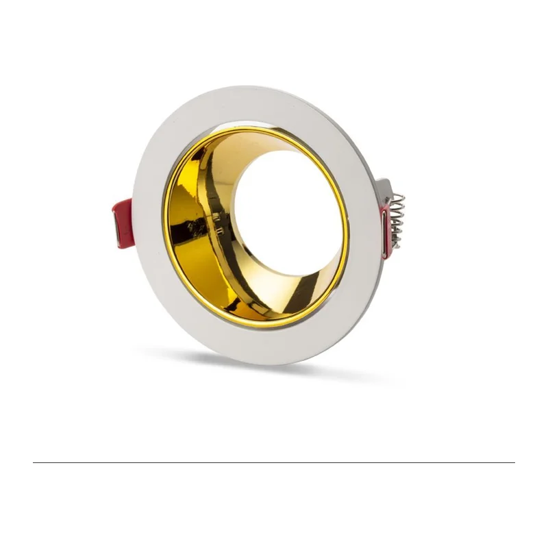 Noas Ren Beyaz Golden Yuvarlak Dekoratif Boş Kasa YL60-2114