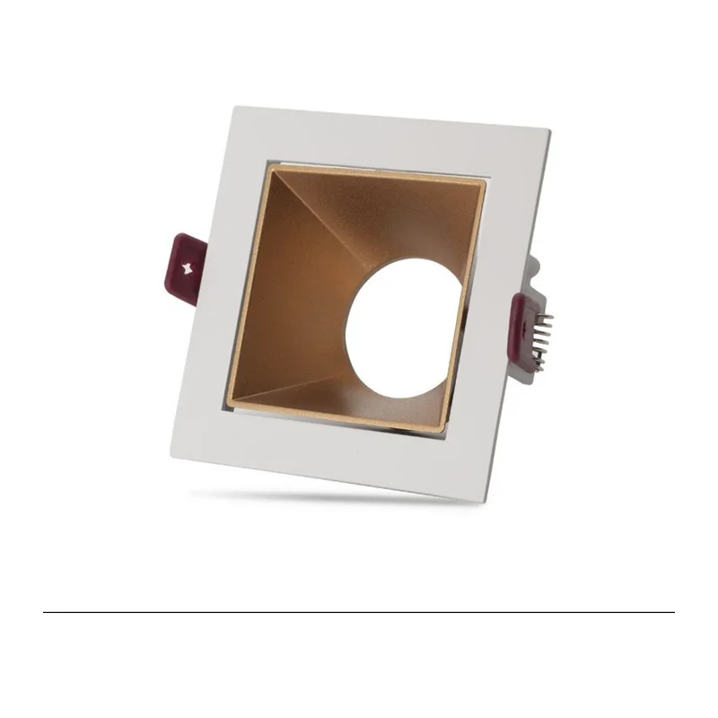 Noas Ural Beyaz Gold Kare Dekoratif Boş Kasa YL60-3112