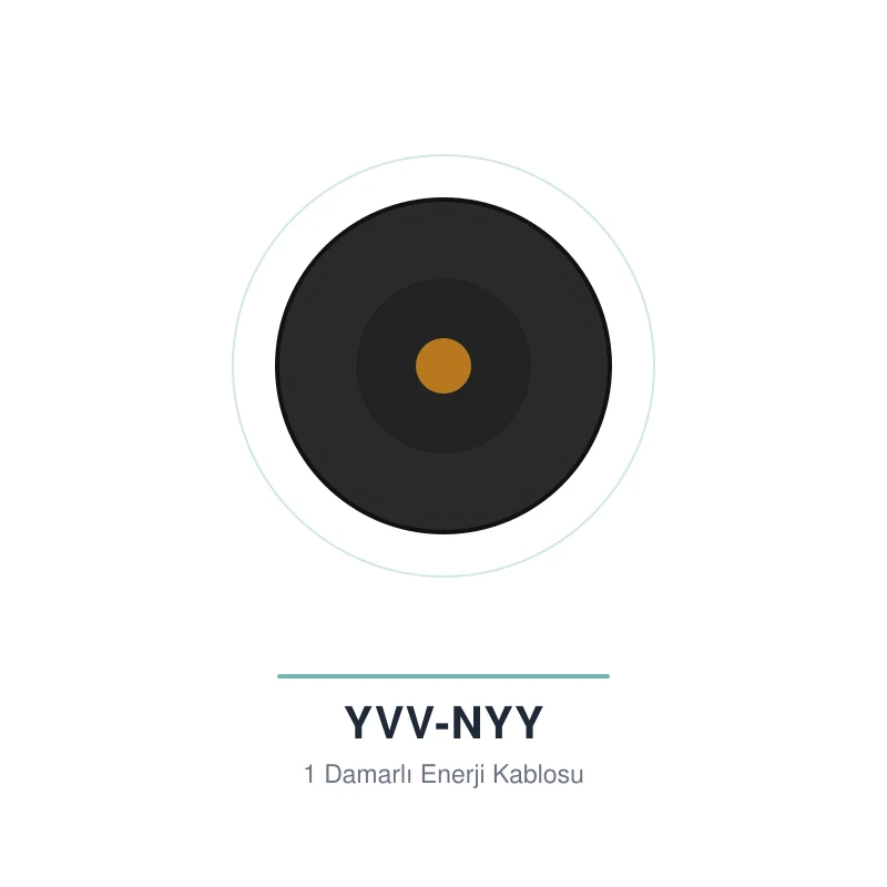 Öznur 1x50 mm YVV-NYY Kablo