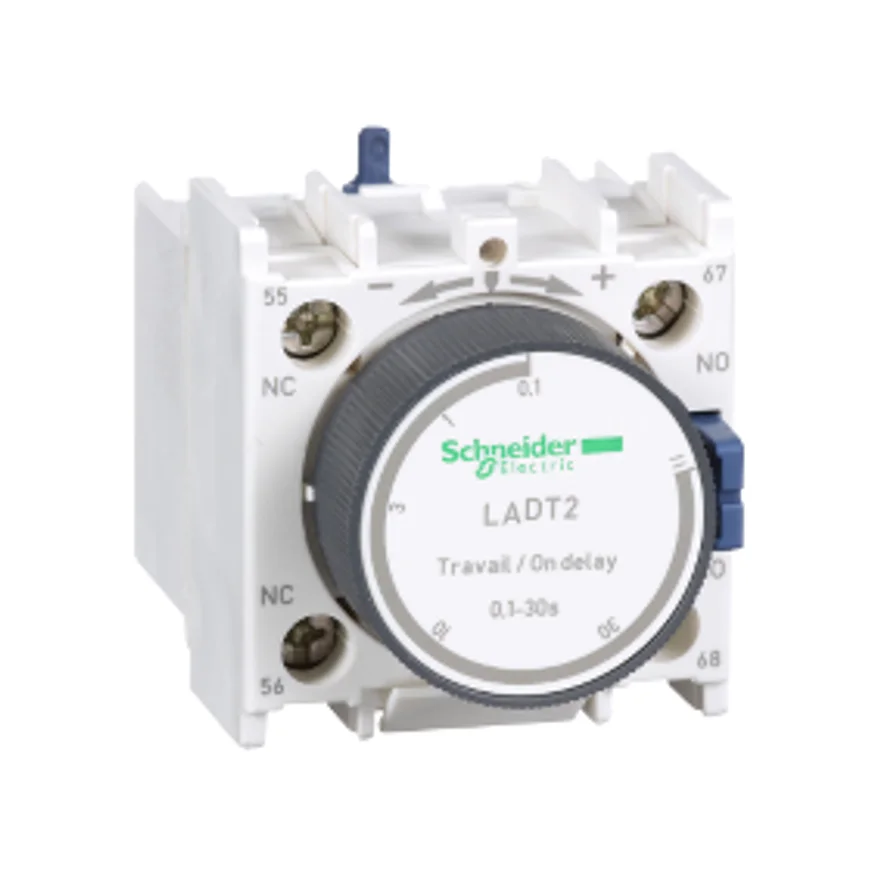 Schneider Electric 0.1-30 Sn LC1D-LC1F ve Cad için Pnömatik Zaman Rölesi 1na+1nk Çekme Geciktirmesi