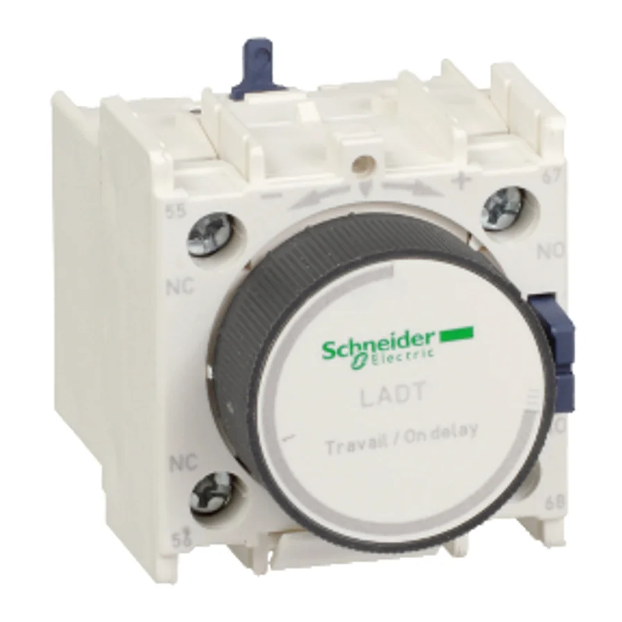 Schneider Electric 0.1-30 Sn Off Delay LC1D-LC1F ve Cad için Pnömatik Zaman Rölesi 1na+1nk Düşme Geciktirmesi