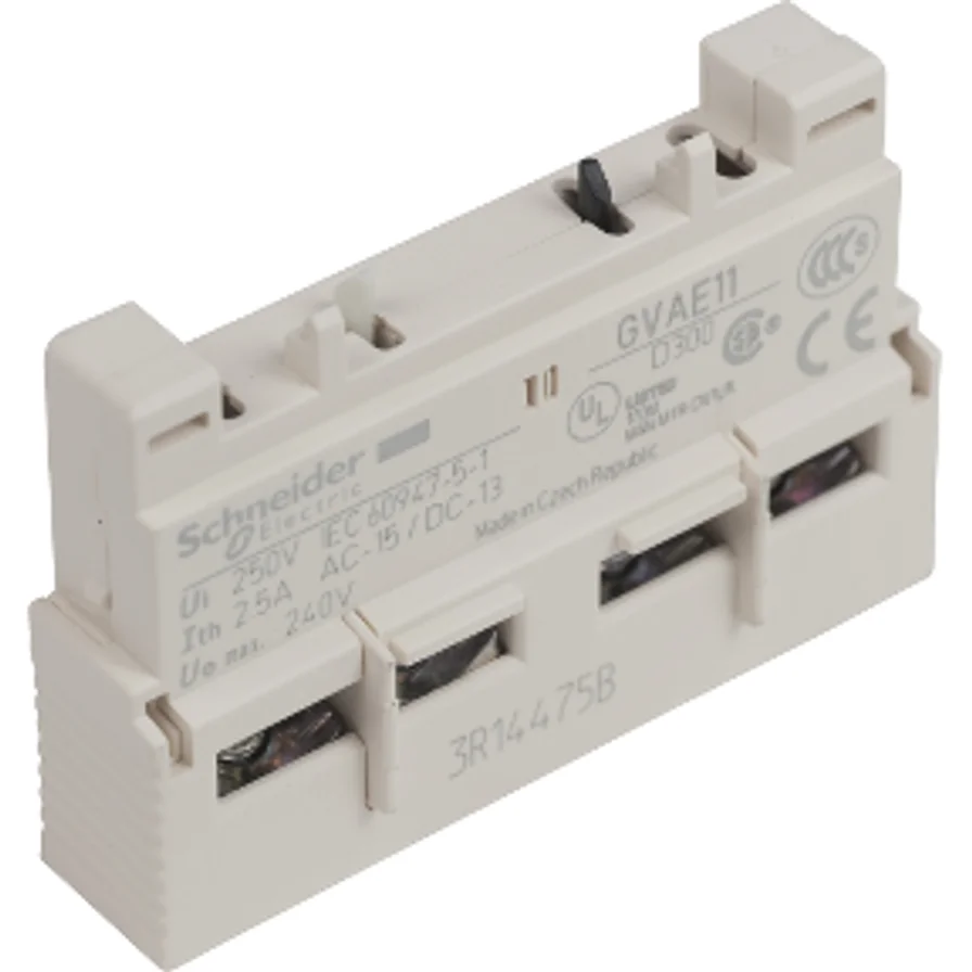 Schneider Electric Tesys GV2 ve GV3 Yardımcı Kontak 1 Na + 1 Nk