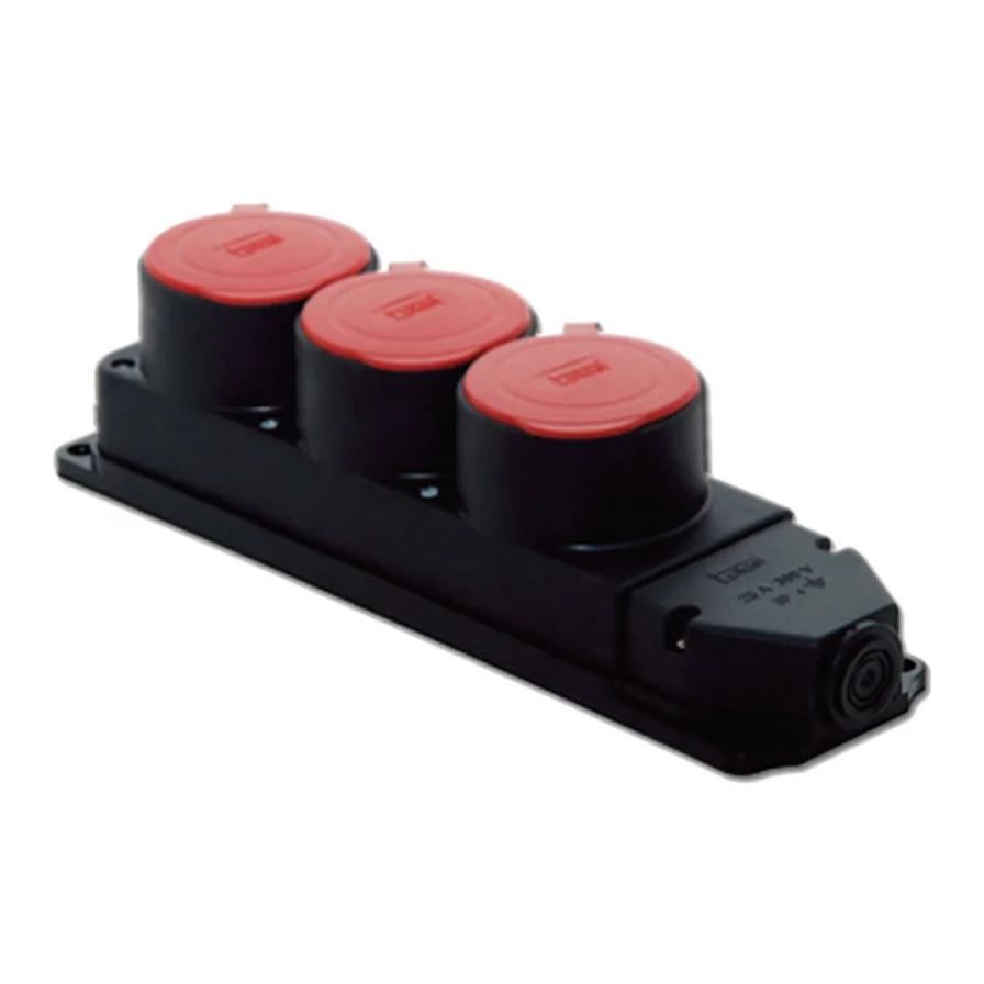 TP ELECTRIC 3LÜ GRUP PRİZ 3X25A KAUÇUK