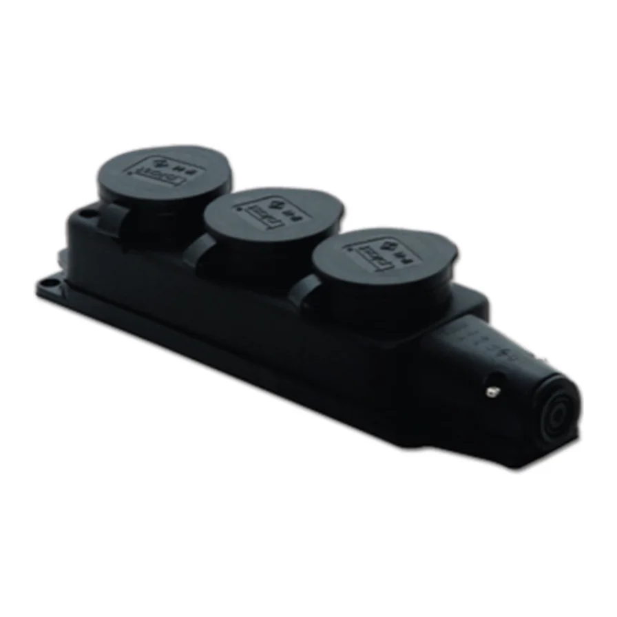 TP Electric Üçlü Grup Priz 1x16 Kauçuk