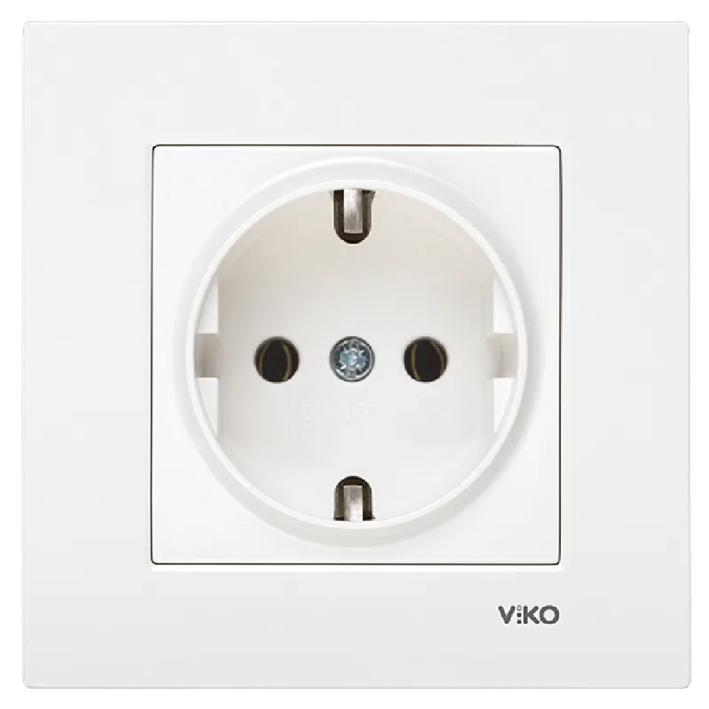 Viko Karre Topraklı Priz Beyaz 90967008