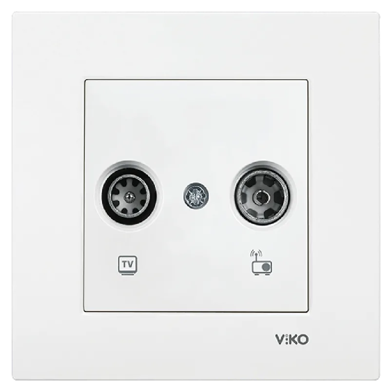 Viko Karre TV-Radyo Prizi Sonlu Beyaz 90967021
